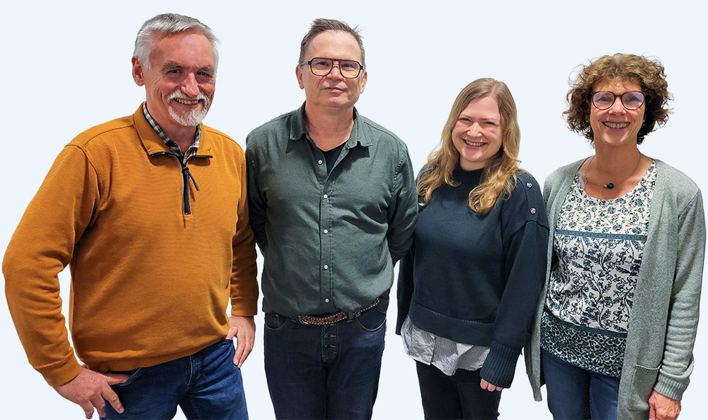 Martin, Jürgen, Rebecca, Petra